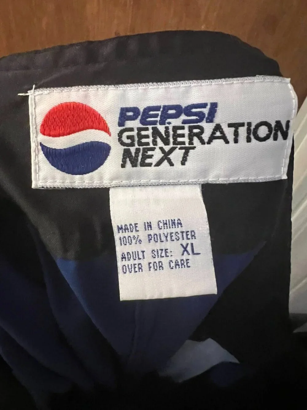 Size XL - Pepsi - Men's Blue and White Swim Trunks